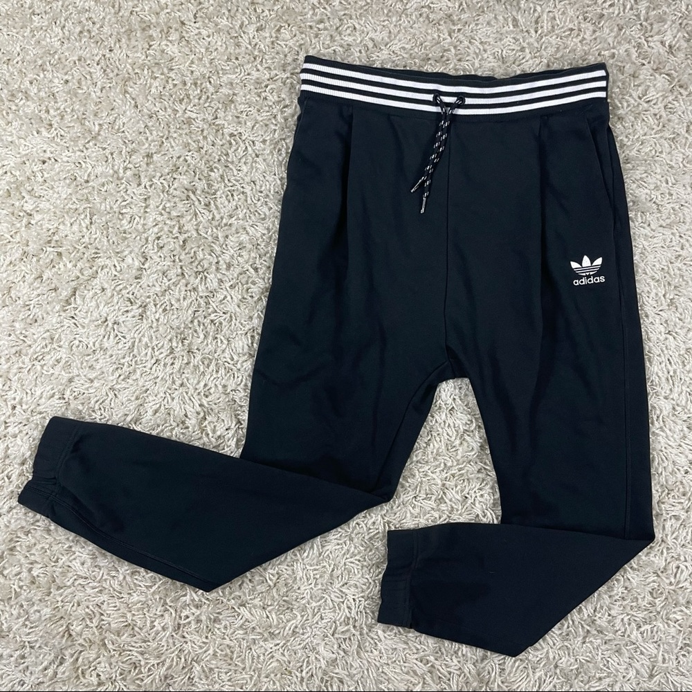 Adidas Black Track Pants for Women